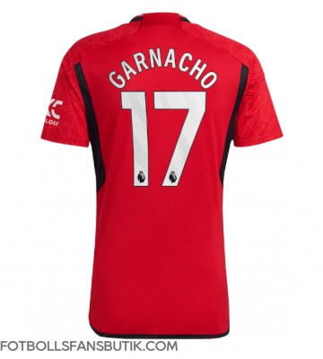 Manchester United Alejandro Garnacho #17 Replika Hemmatröja 2023-24 Kortärmad